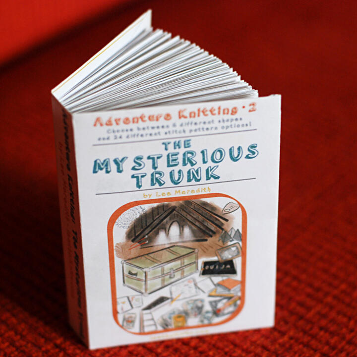 booklet with title Adventure Knitting 2: The Mysterious Trunk